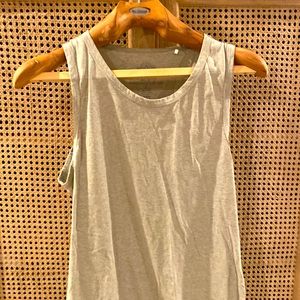 Never worn tank top. Prana. Light grey. Large